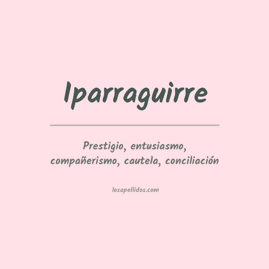 Apellido Iparraguirre