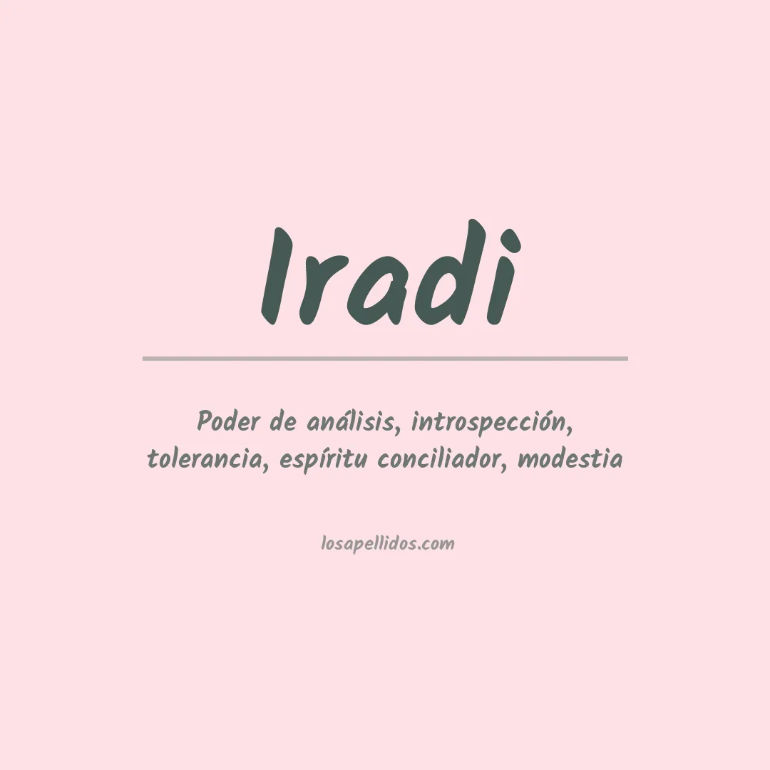 Apellido Iradi