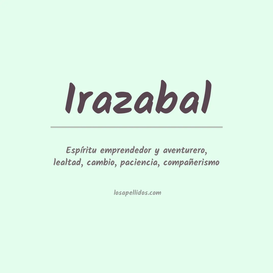 Apellido Irazabal