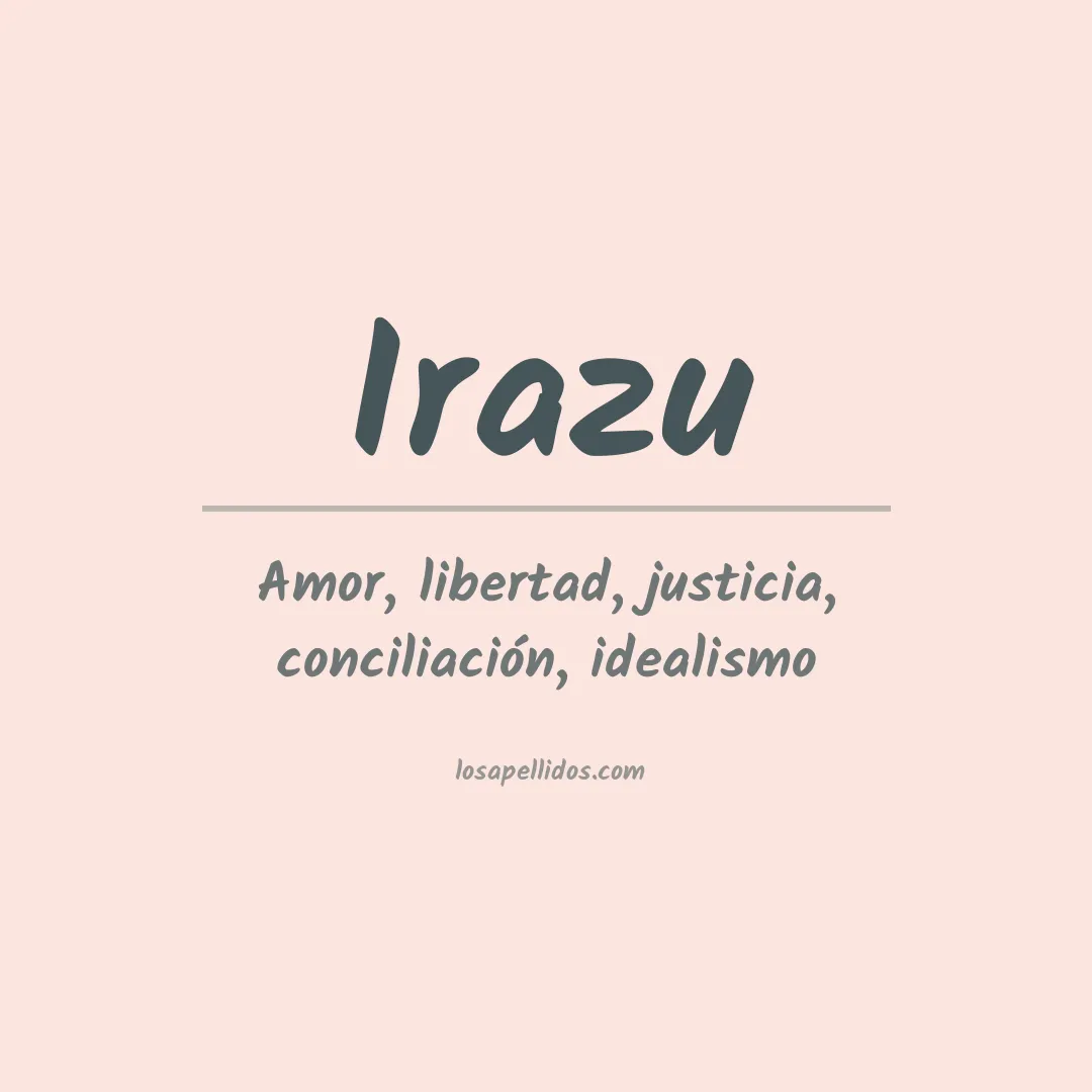 Apellido Irazu