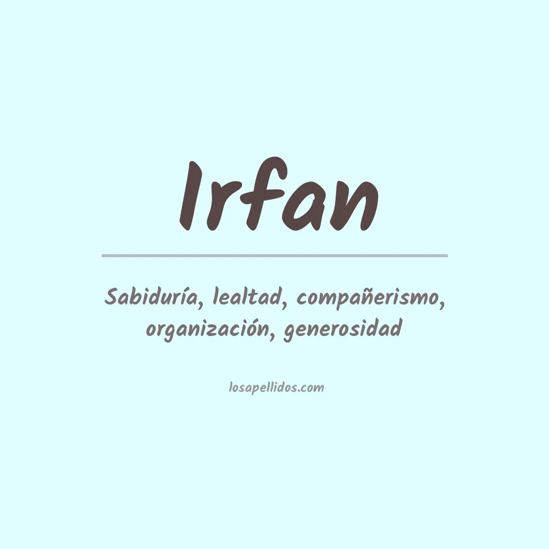 Apellido Irfan