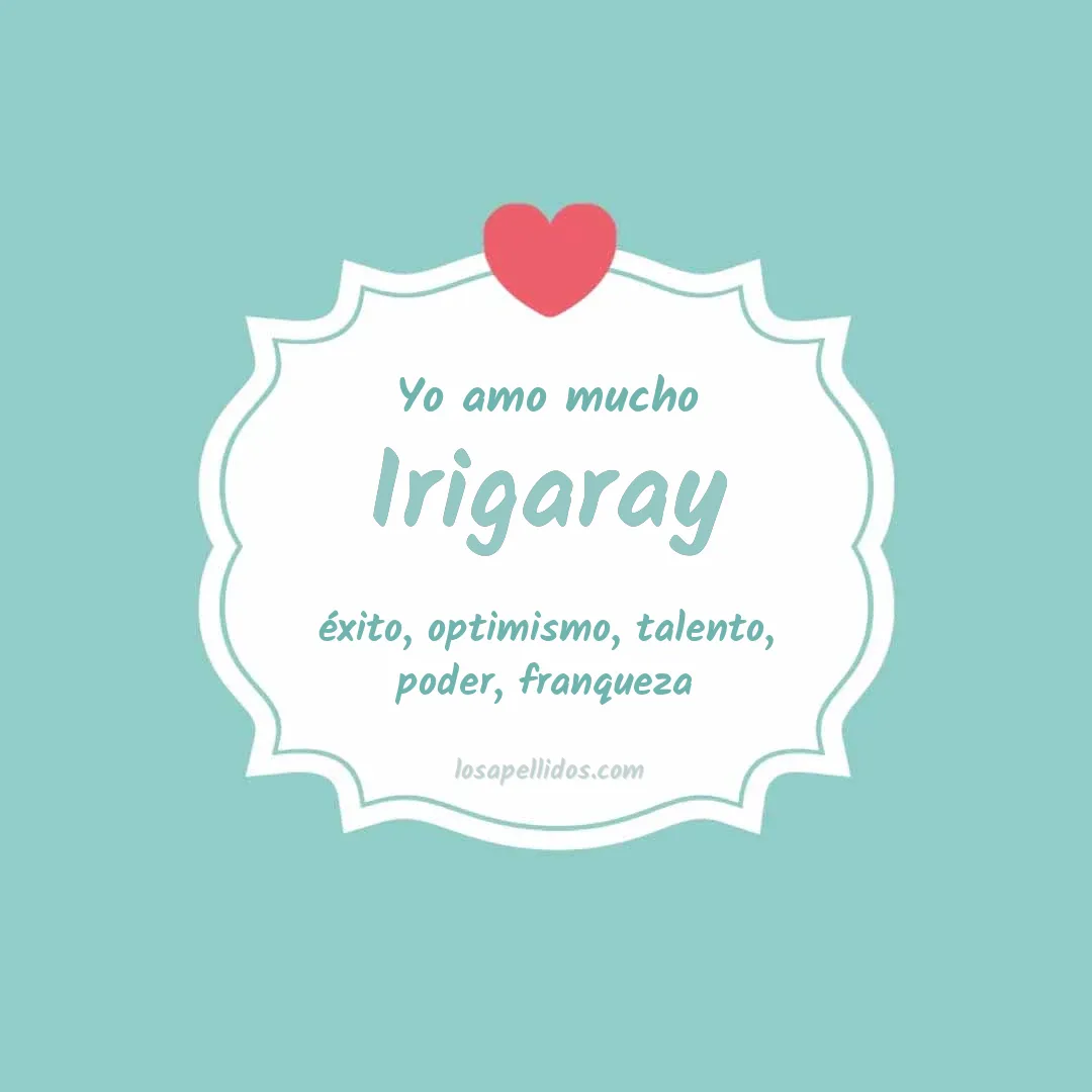 Yo amo mucho Irigaray