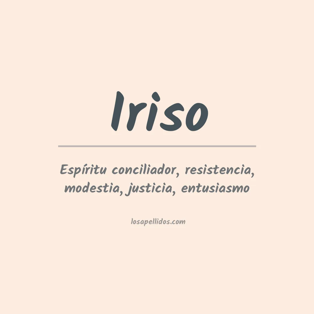 Apellido Iriso