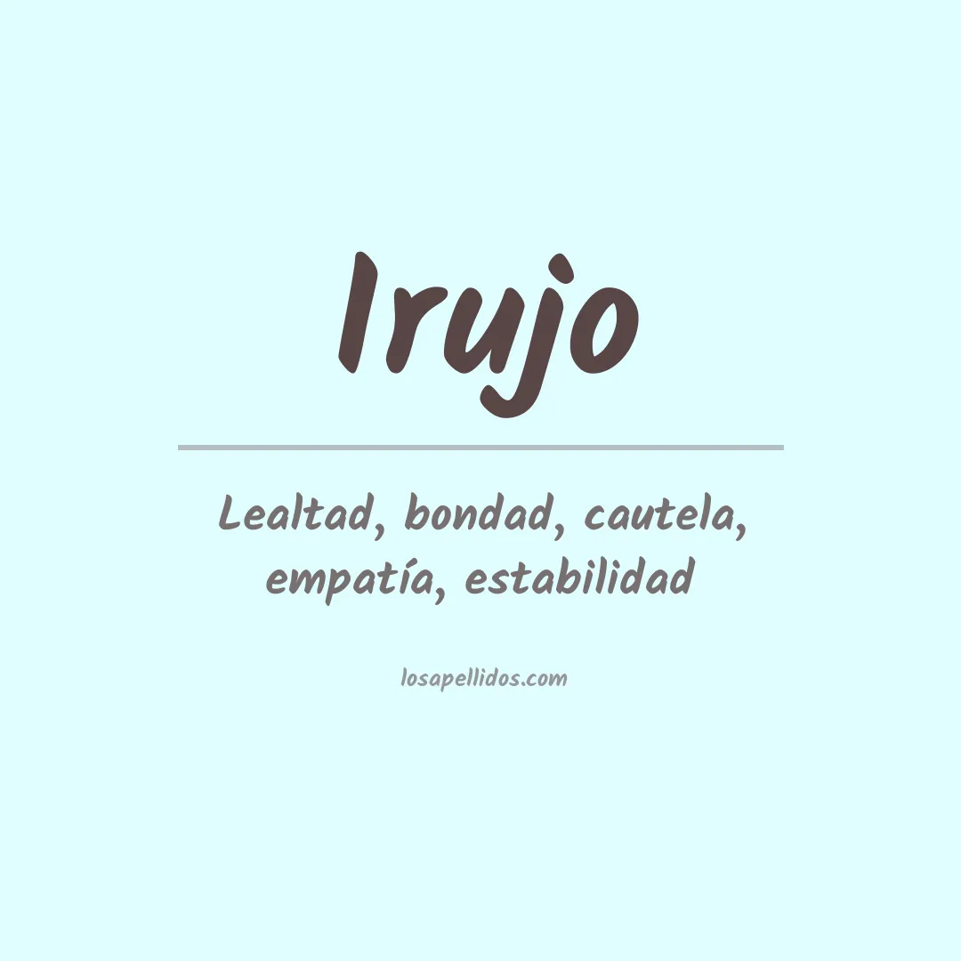 Apellido Irujo