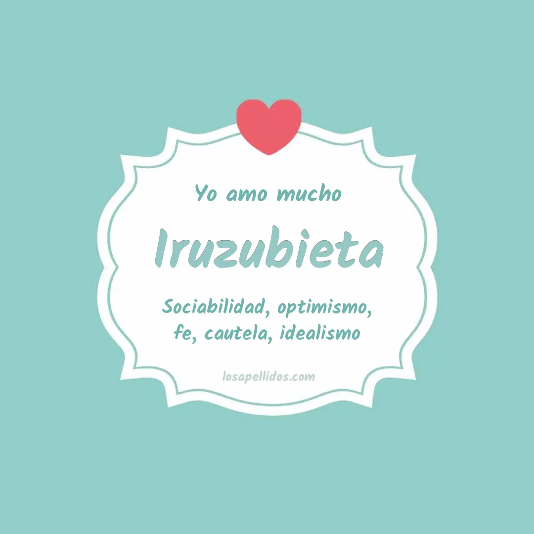 Yo amo mucho Iruzubieta
