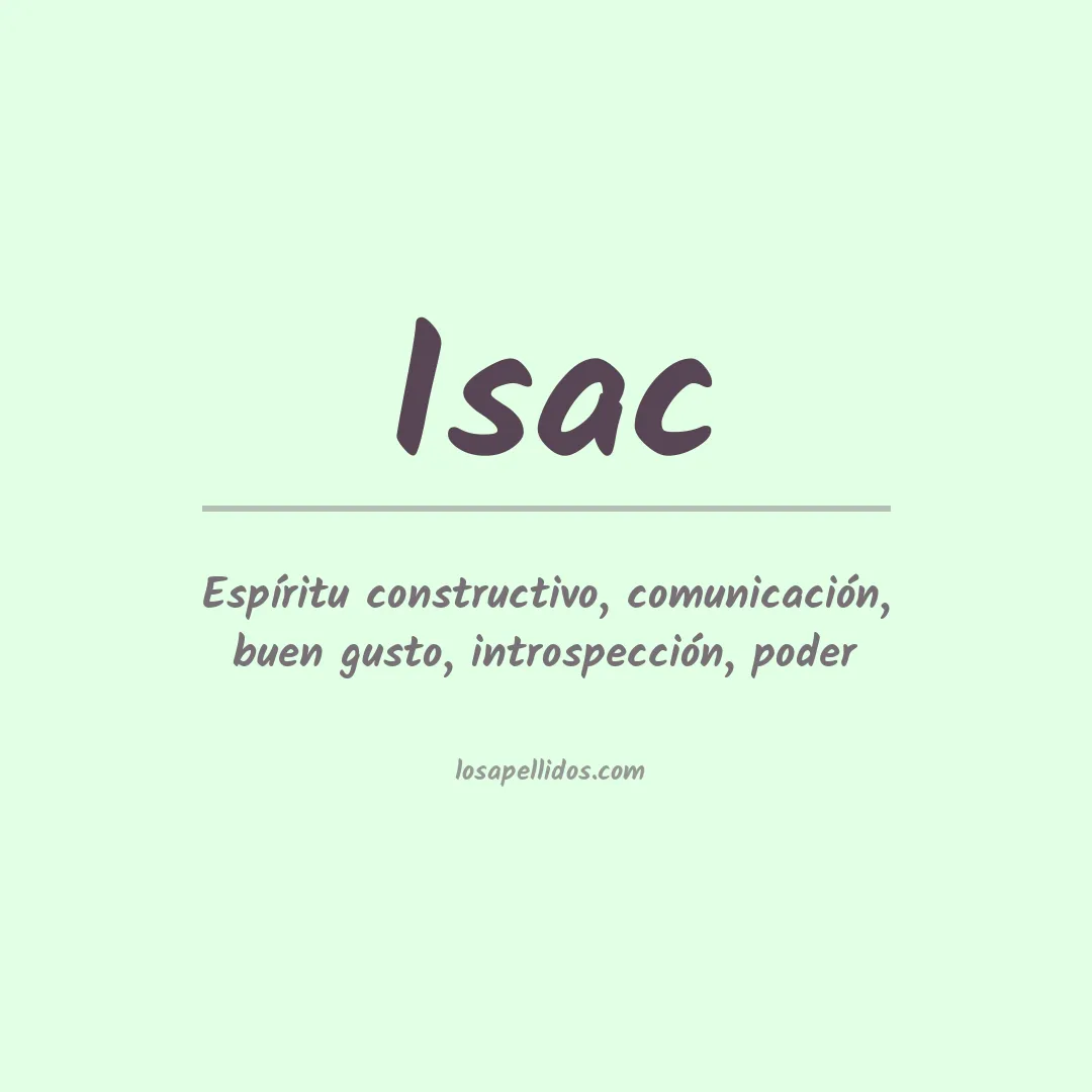 Apellido Isac