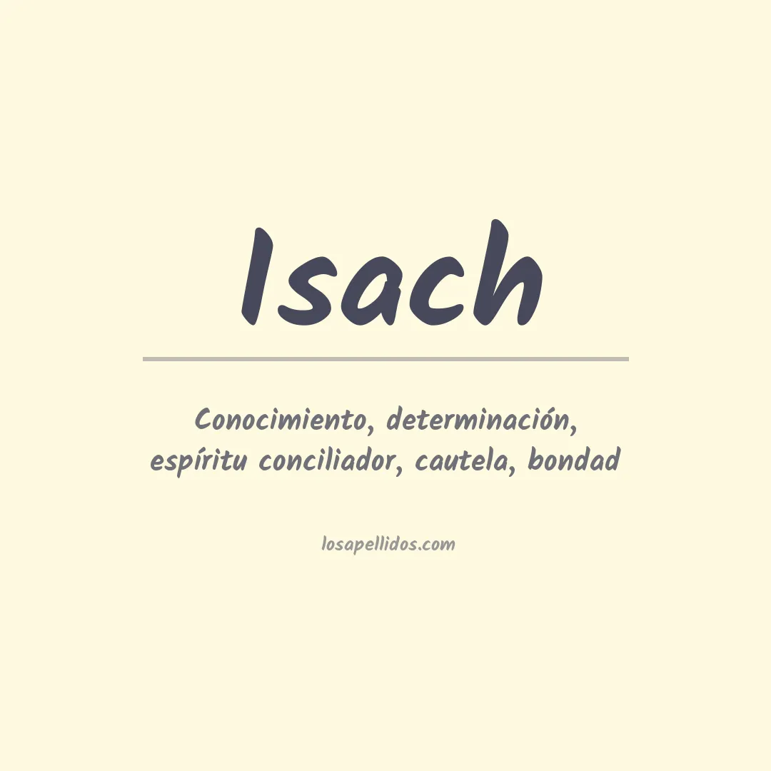 Apellido Isach