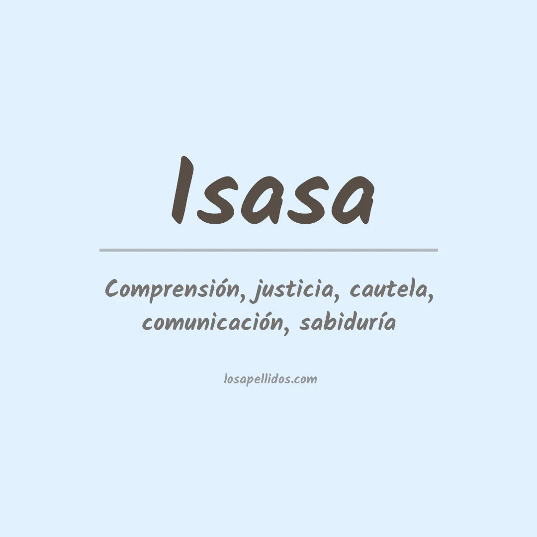 Apellido Isasa