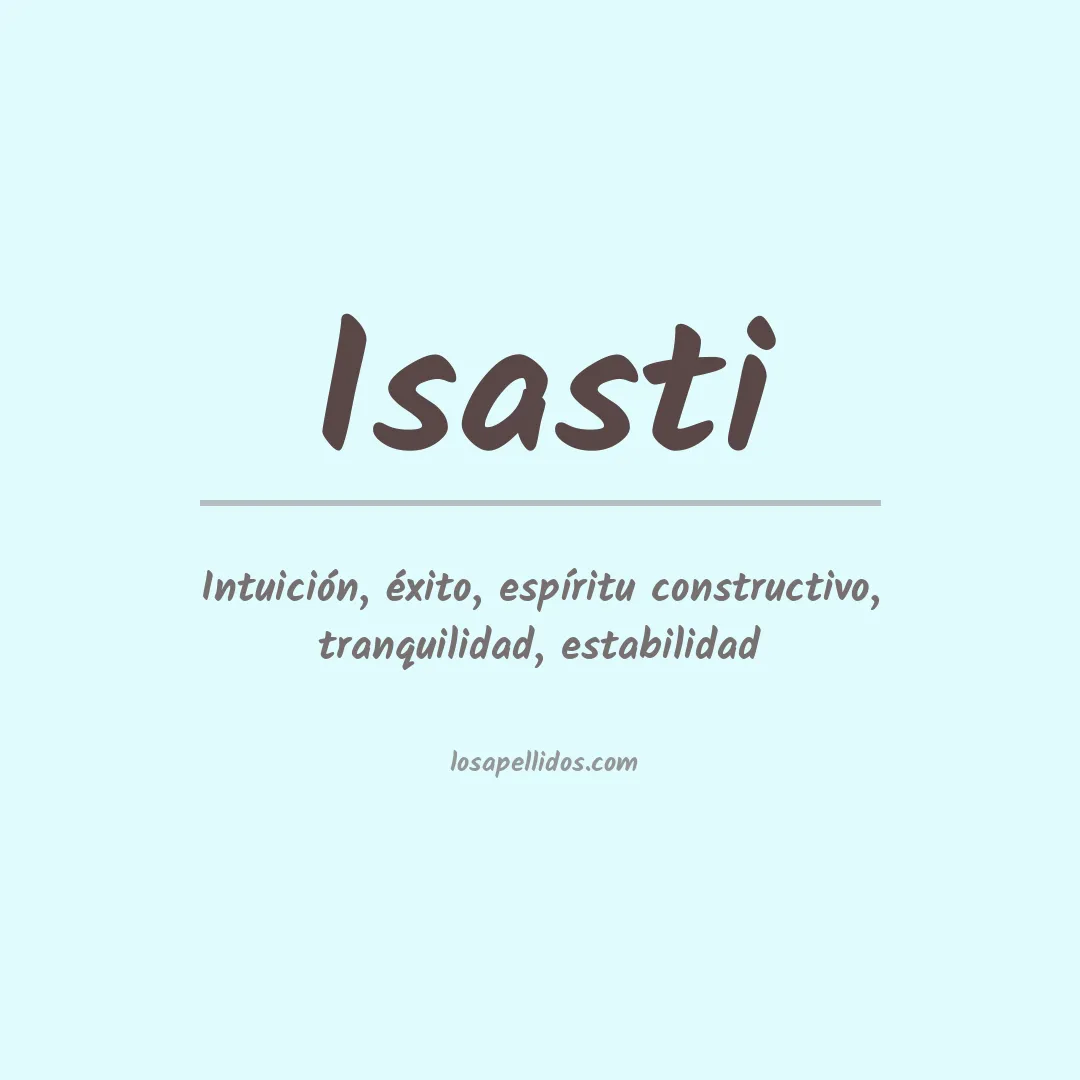 Apellido Isasti