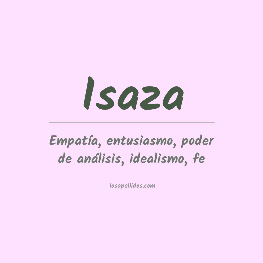 Apellido Isaza