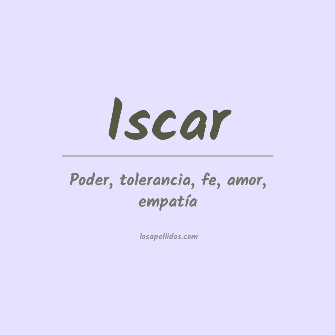 Apellido Iscar