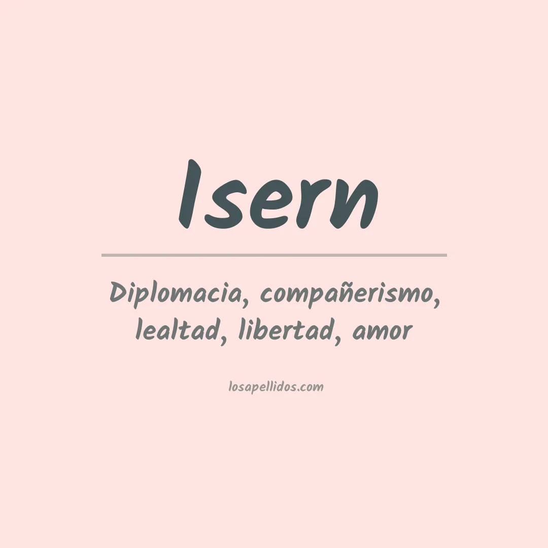 Apellido Isern