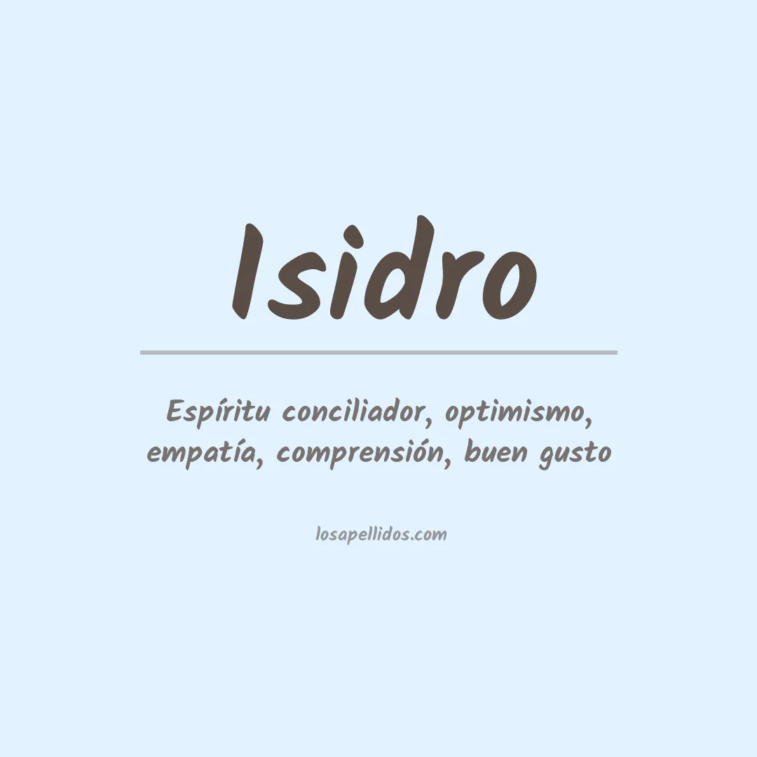 Apellido Isidro