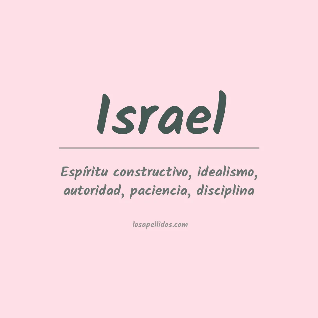 Apellido Israel