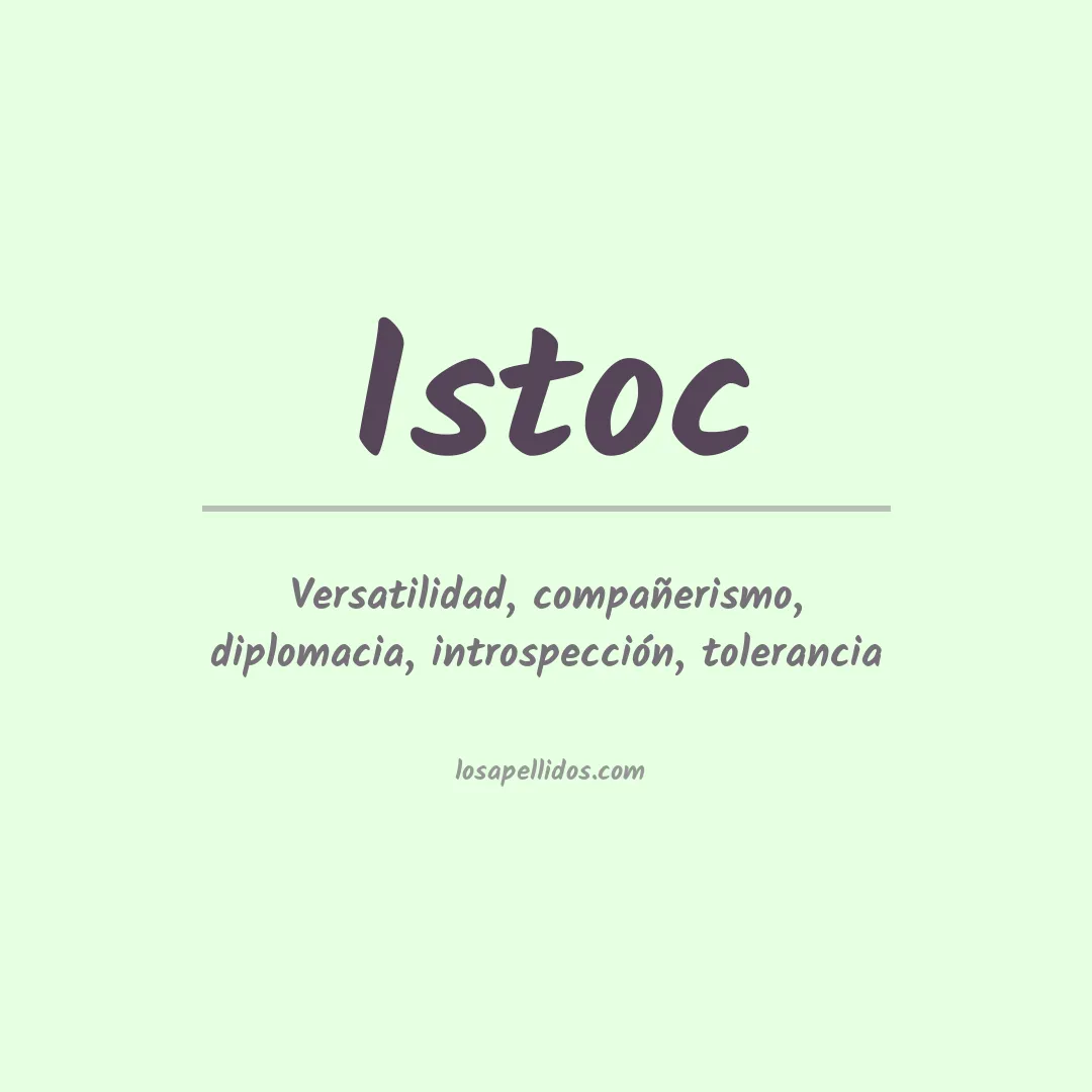 Apellido Istoc