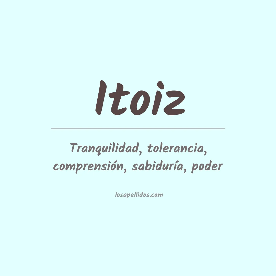 Apellido Itoiz
