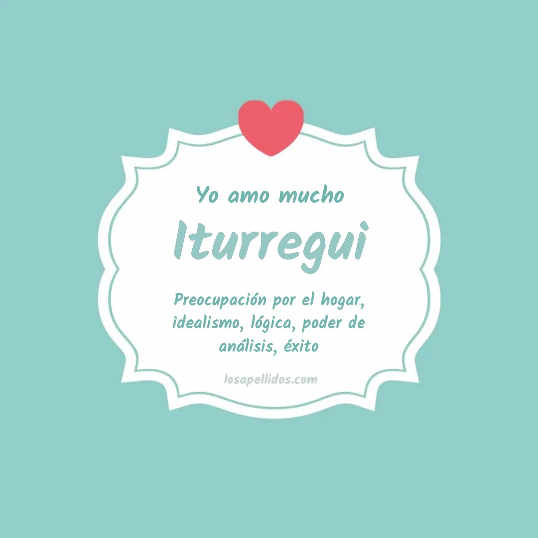 Yo amo mucho Iturregui