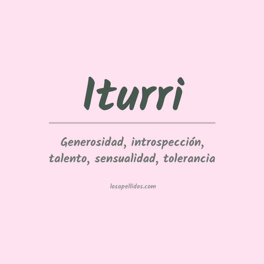 Apellido Iturri