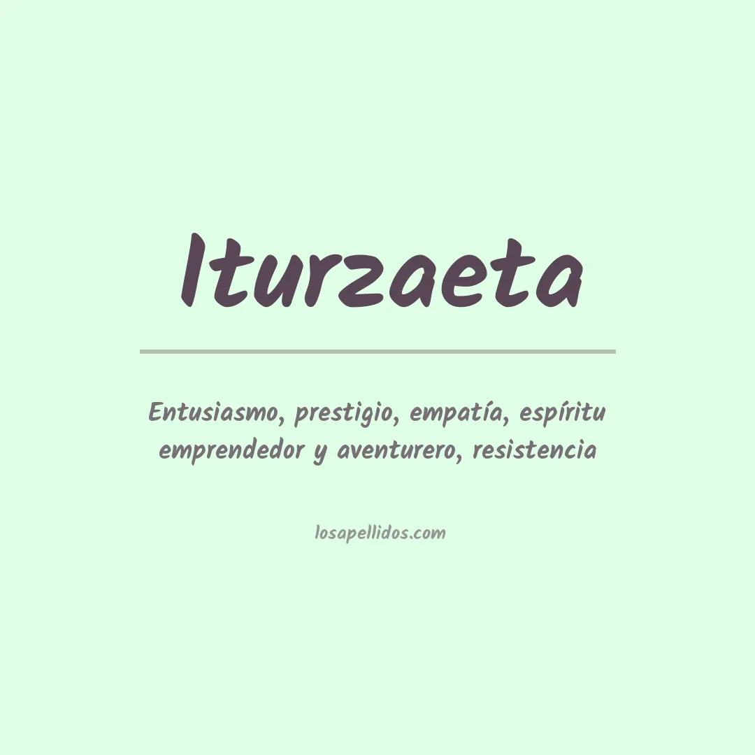 Apellido Iturzaeta