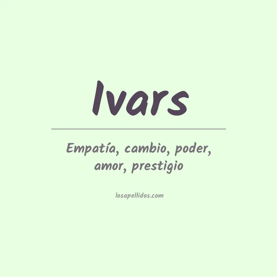 Apellido Ivars