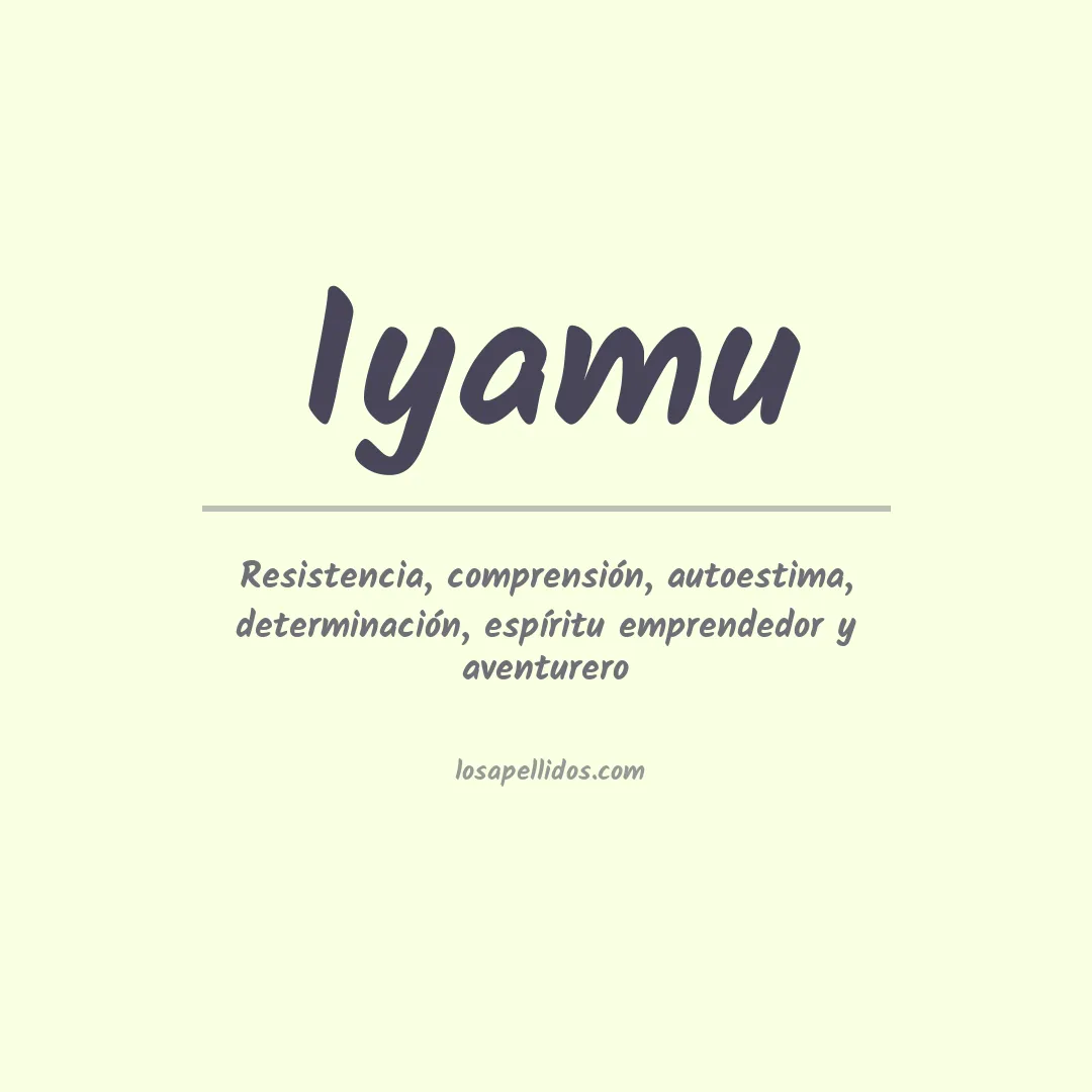 Apellido Iyamu