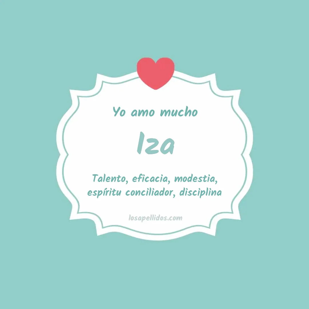 Yo amo mucho Iza