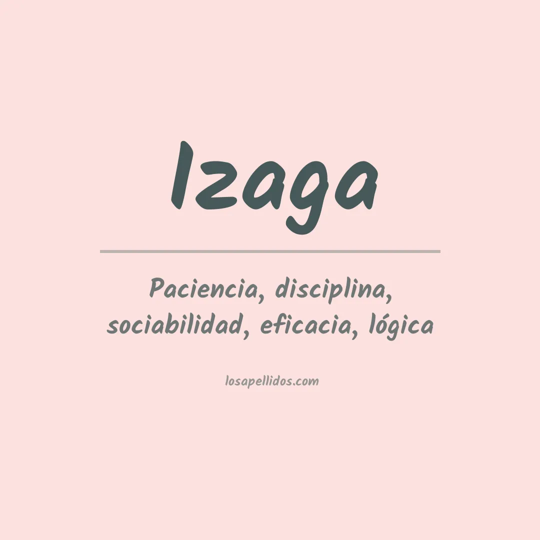 Apellido Izaga