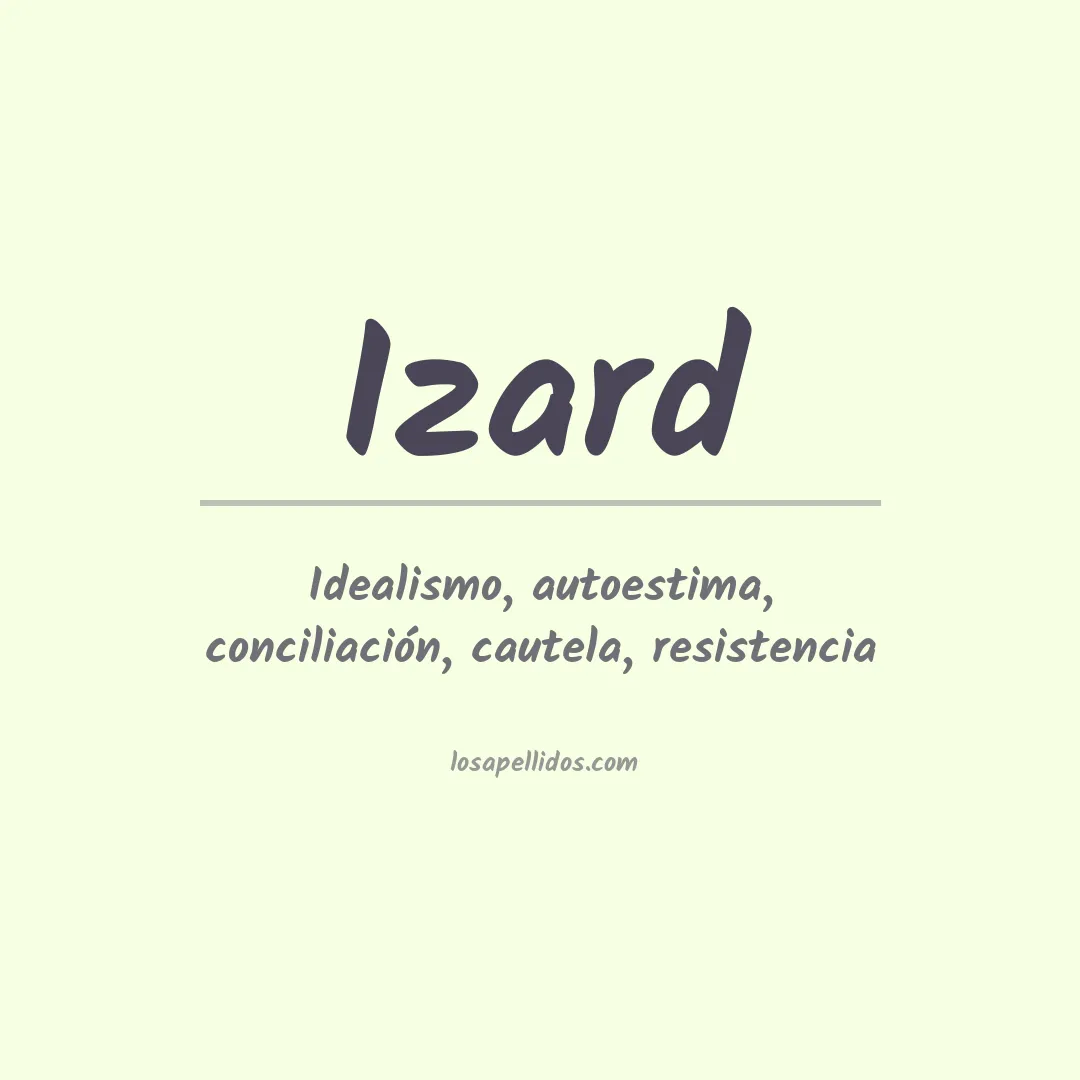 Apellido Izard