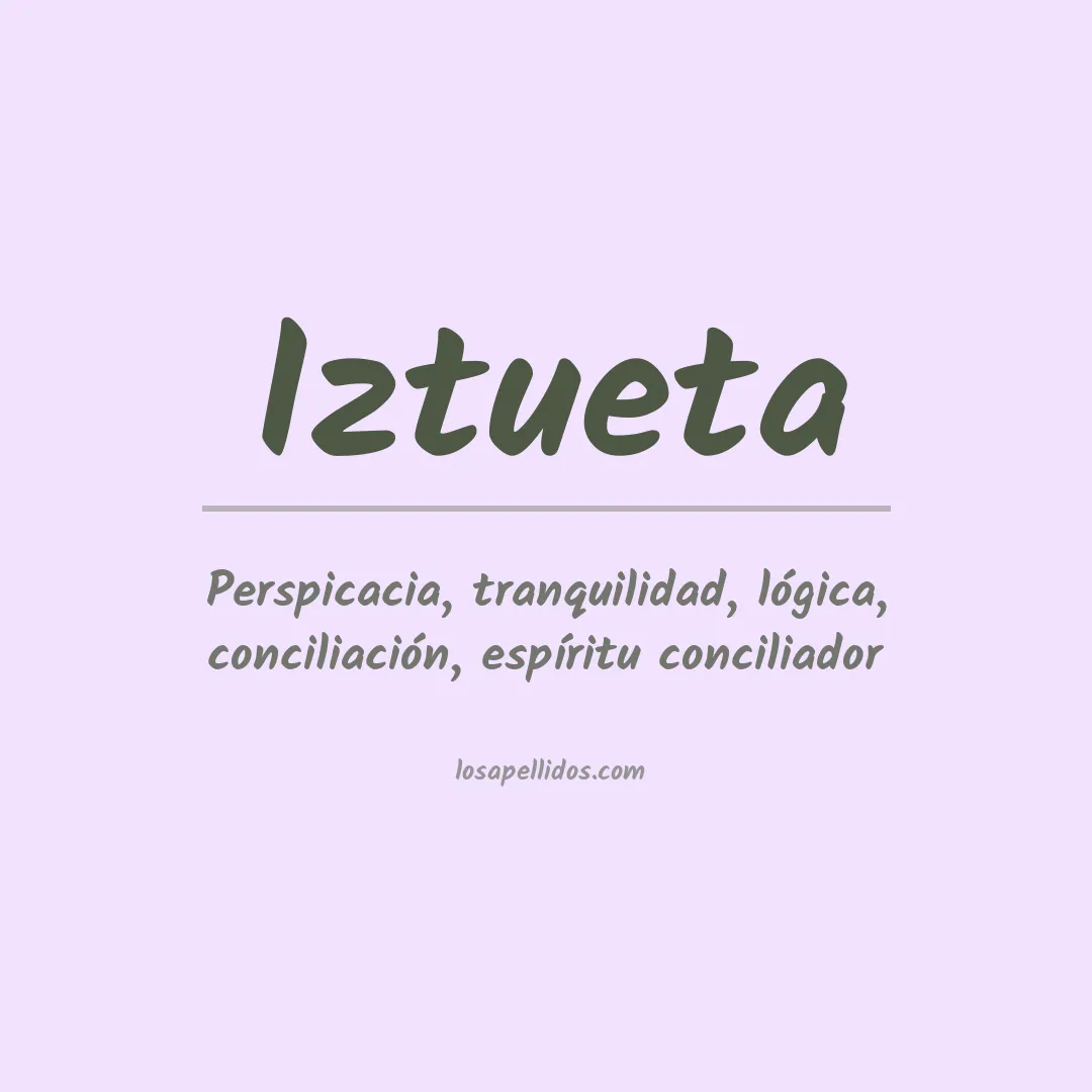 Apellido Iztueta