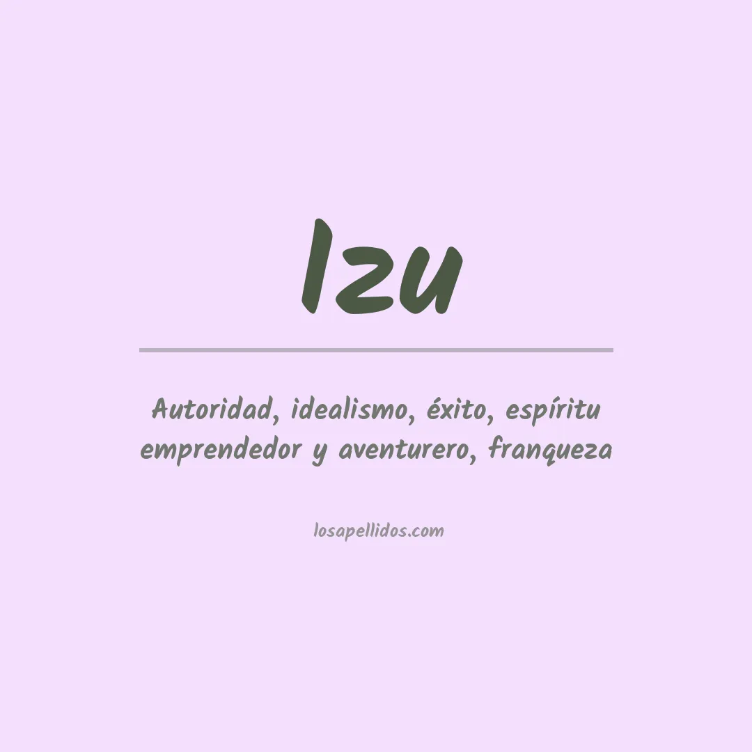 Apellido Izu