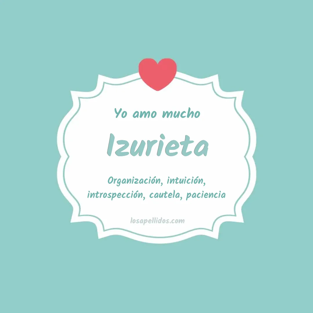 Yo amo mucho Izurieta