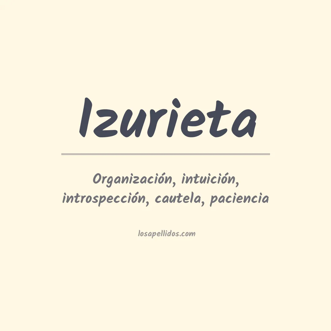 Apellido Izurieta