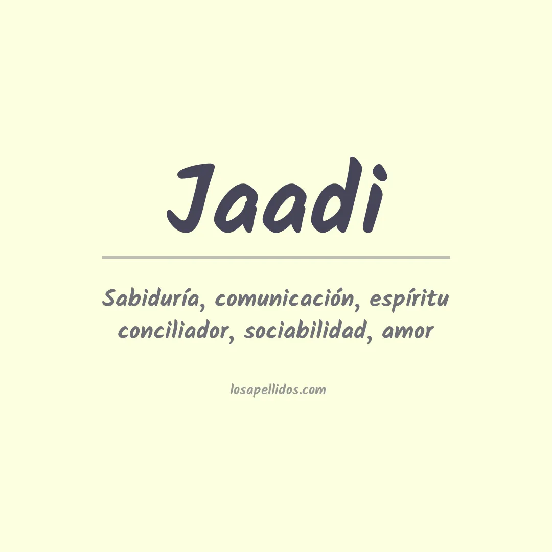 Apellido Jaadi