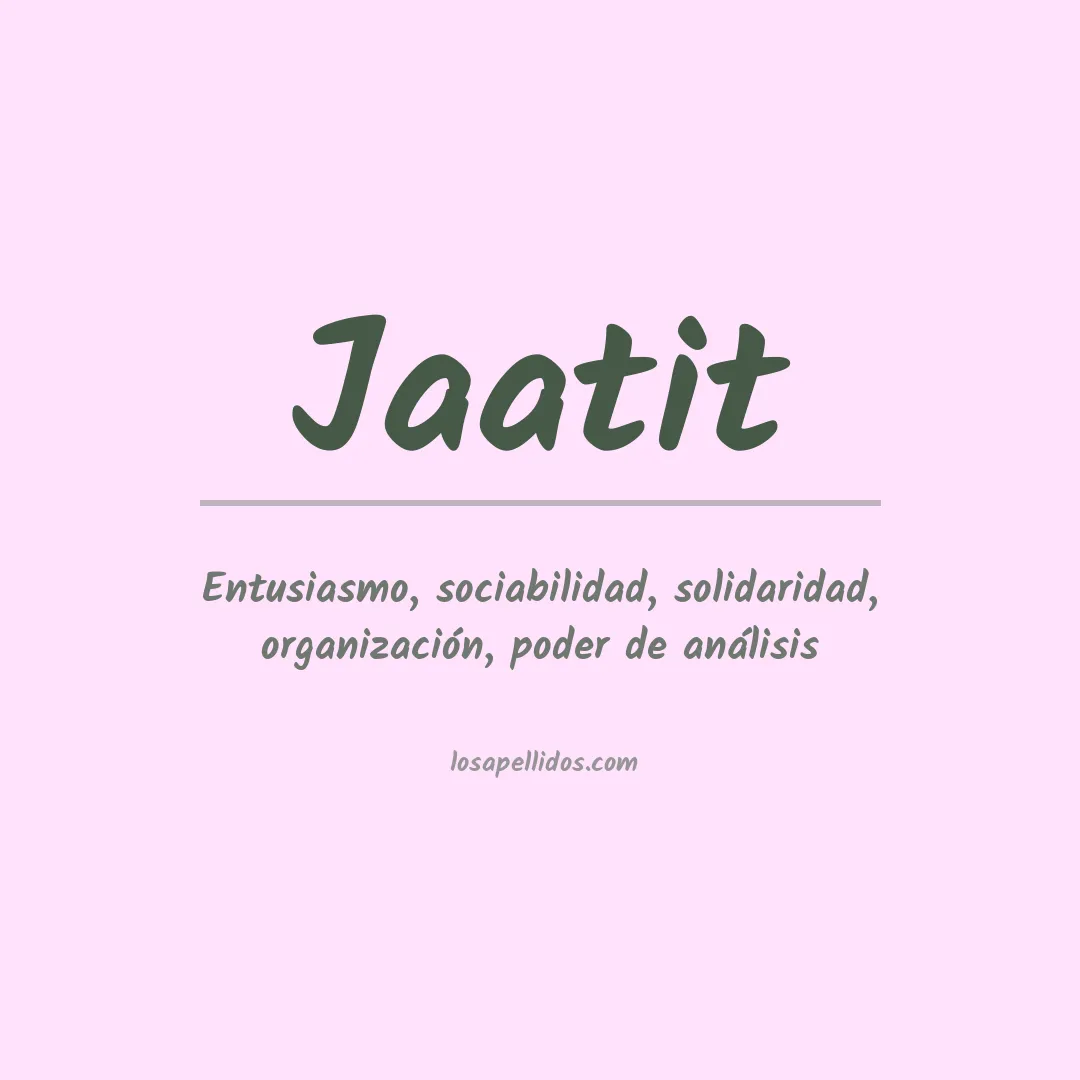 Apellido Jaatit