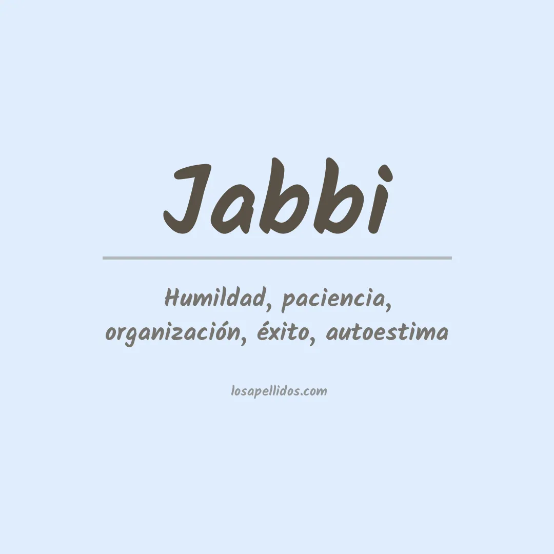 Apellido Jabbi