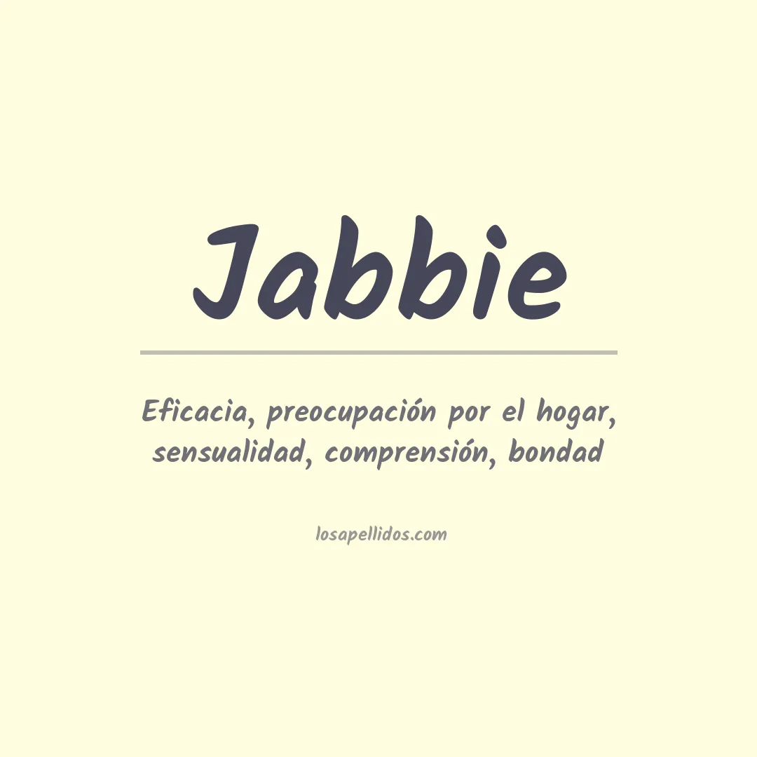 Apellido Jabbie