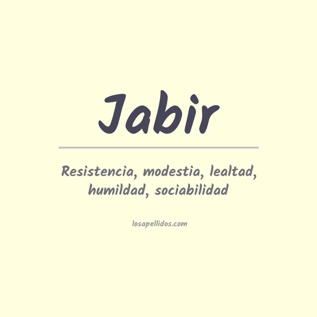 Apellido Jabir
