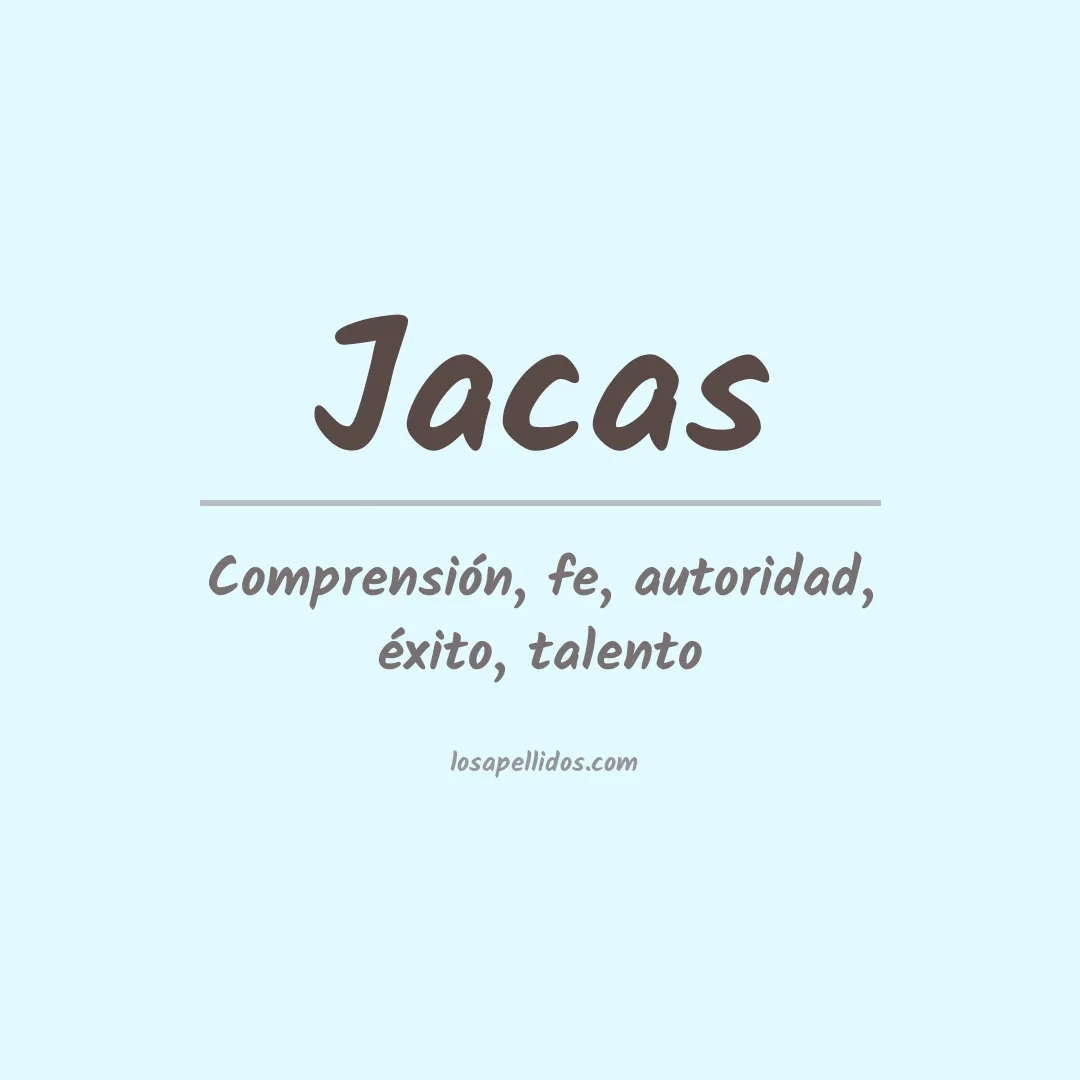 Apellido Jacas