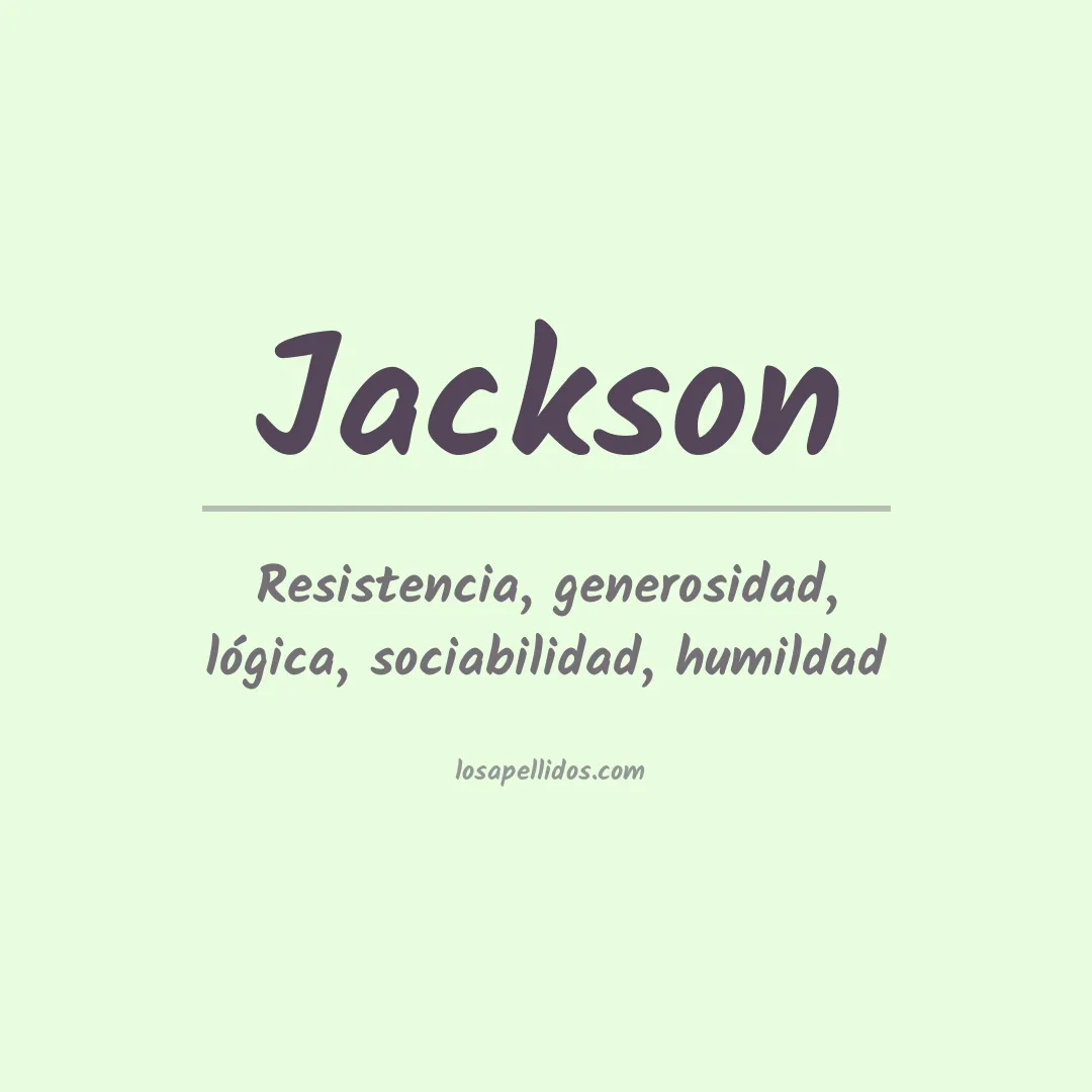 Apellido Jackson