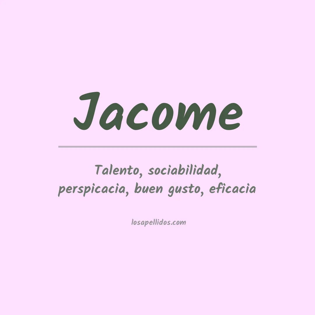 Apellido Jácome