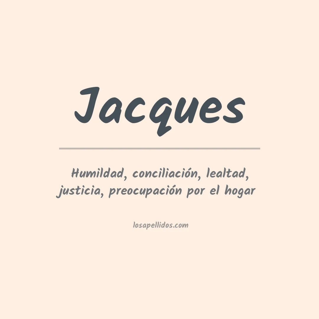 Apellido Jacques