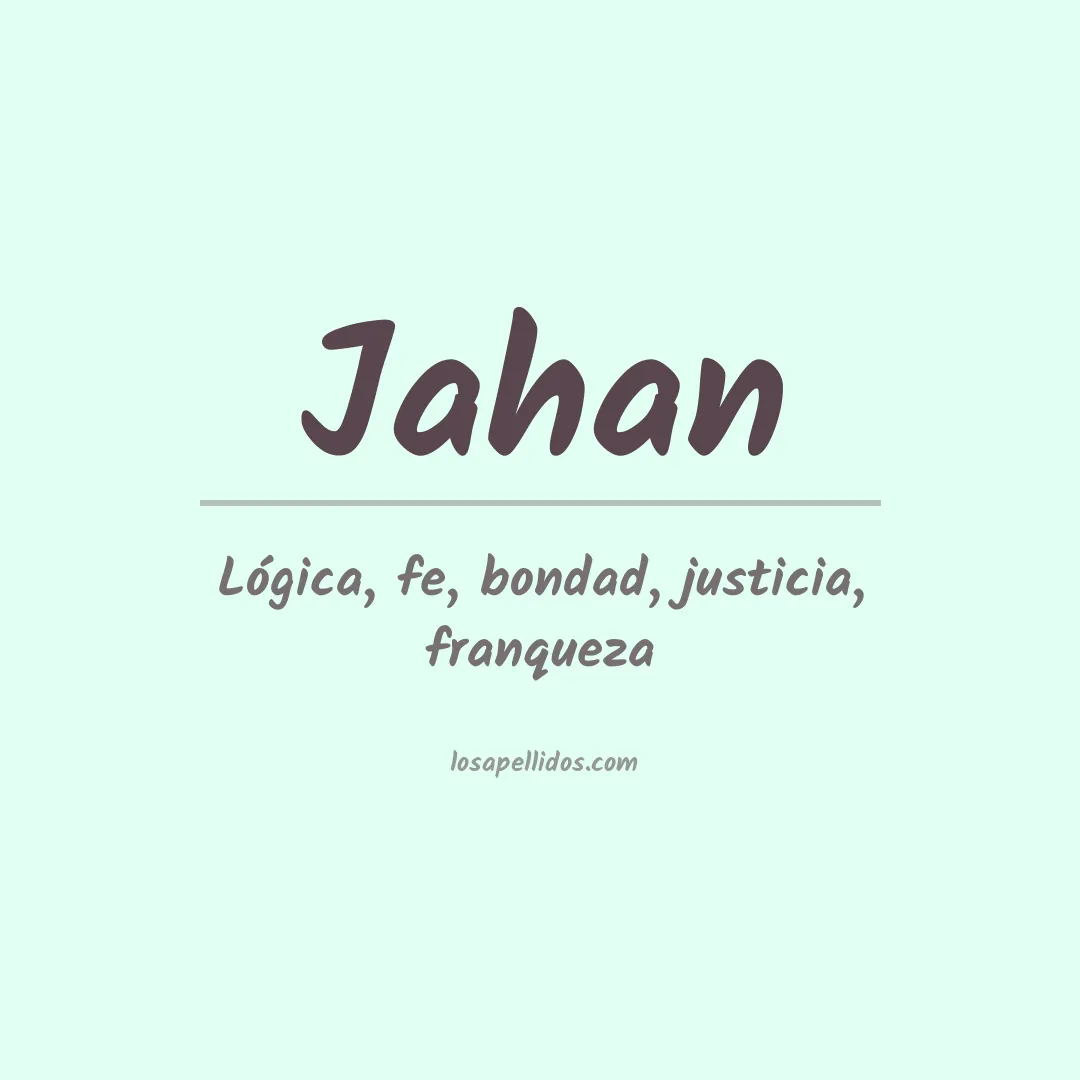 Apellido Jahan