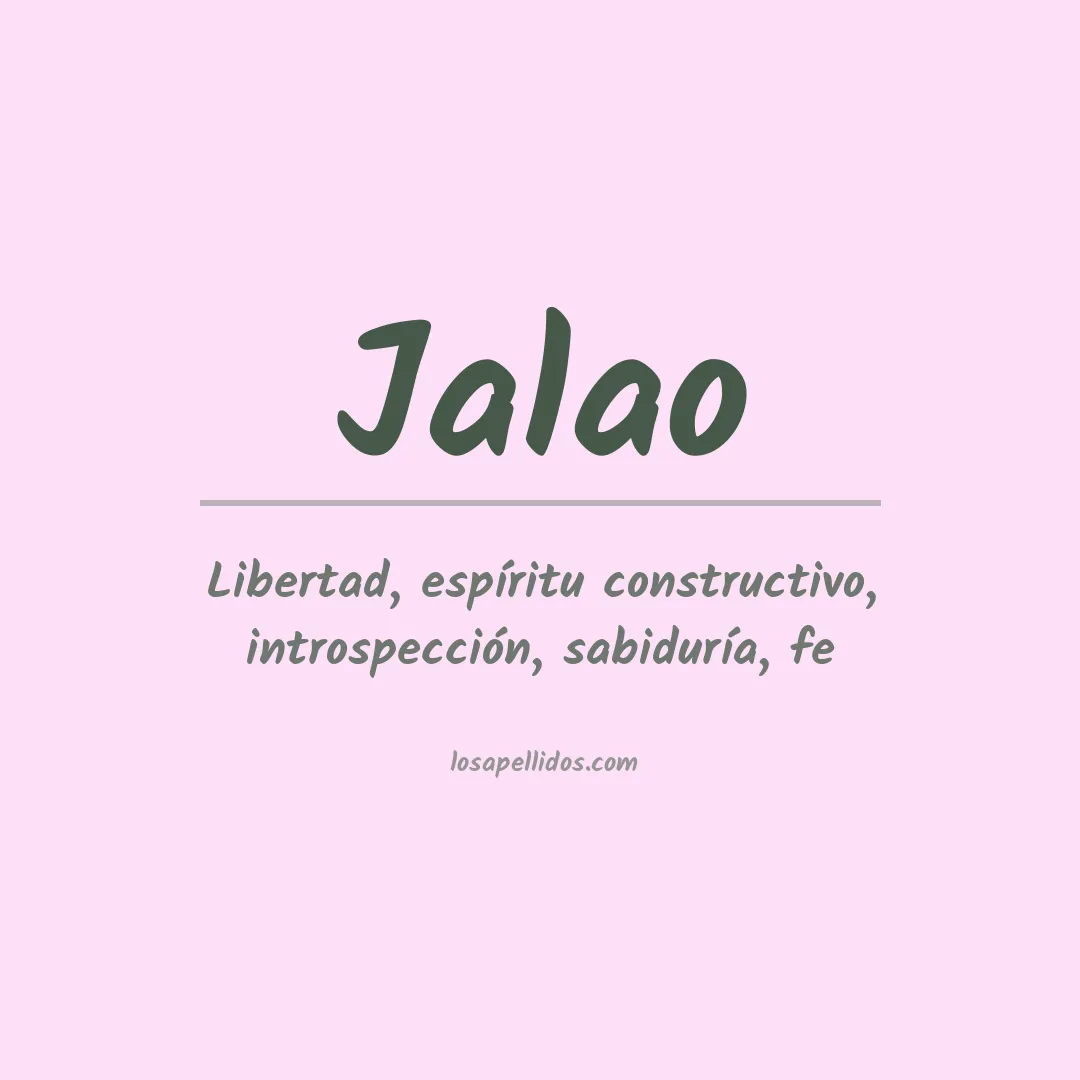 Apellido Jalao