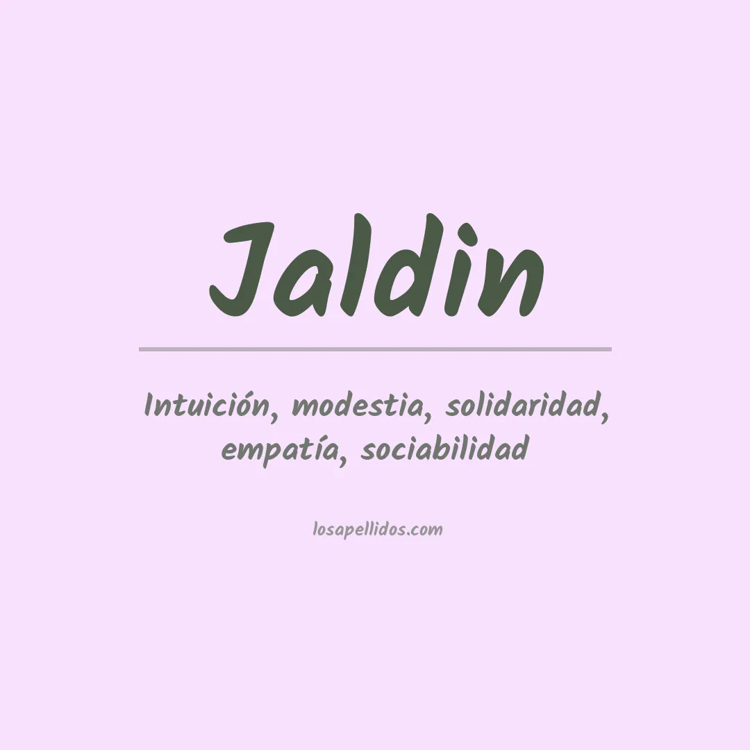 Apellido Jaldín