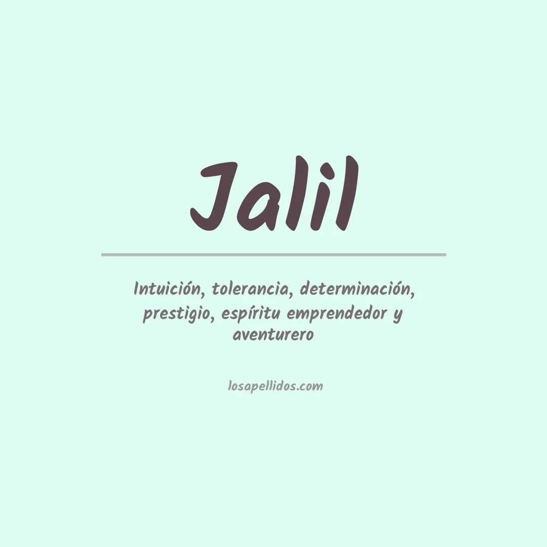 Apellido Jalil