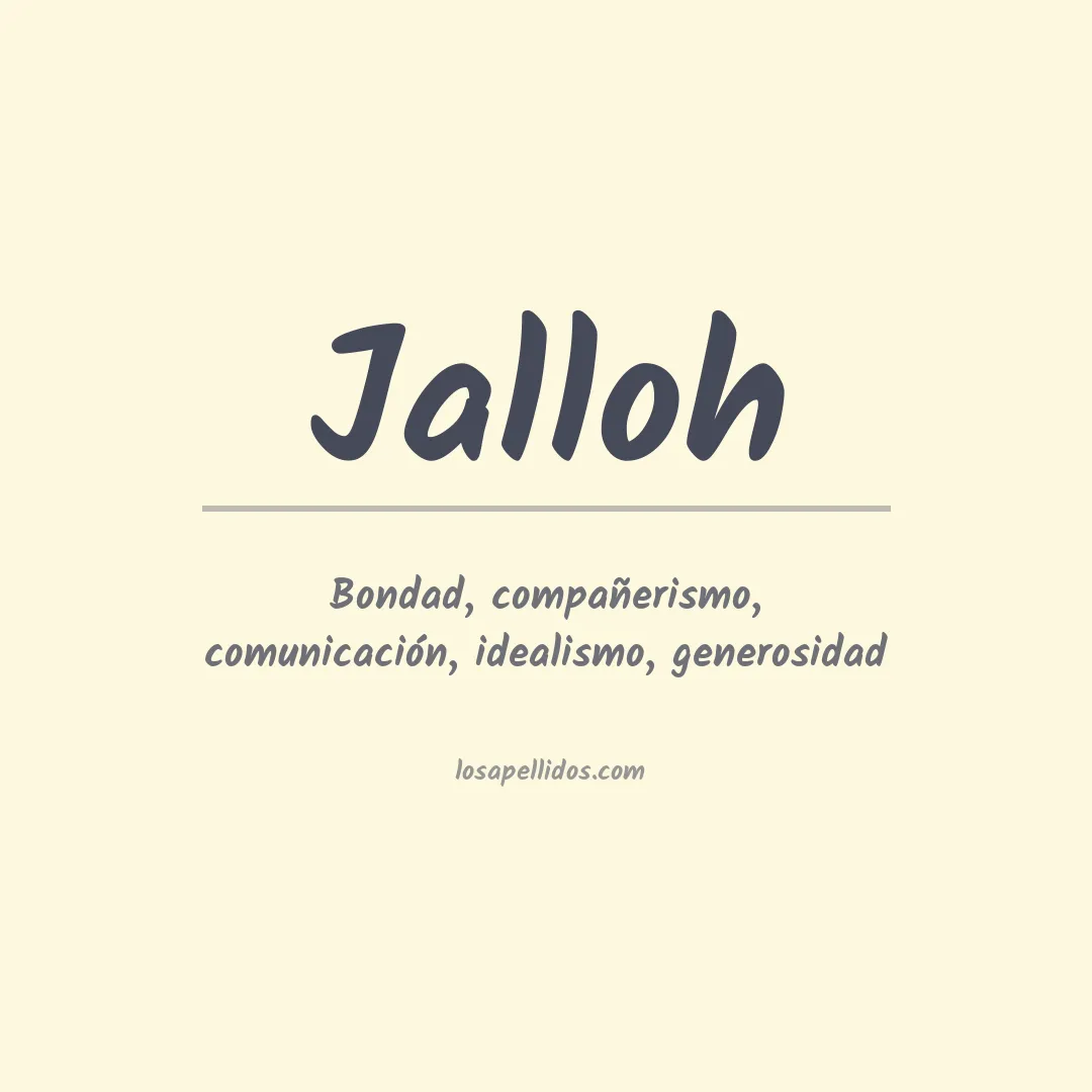 Apellido Jalloh