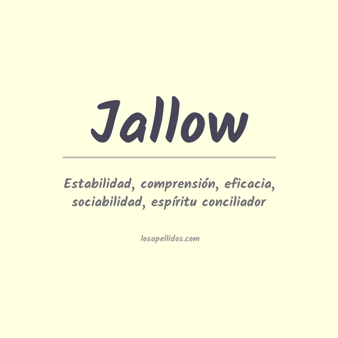 Apellido Jallow