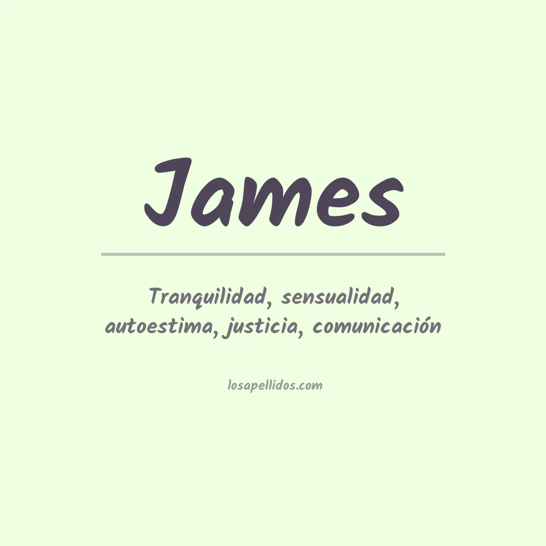 Apellido James