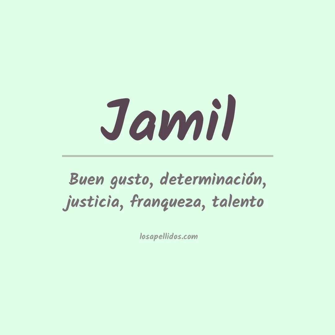 Apellido Jamil