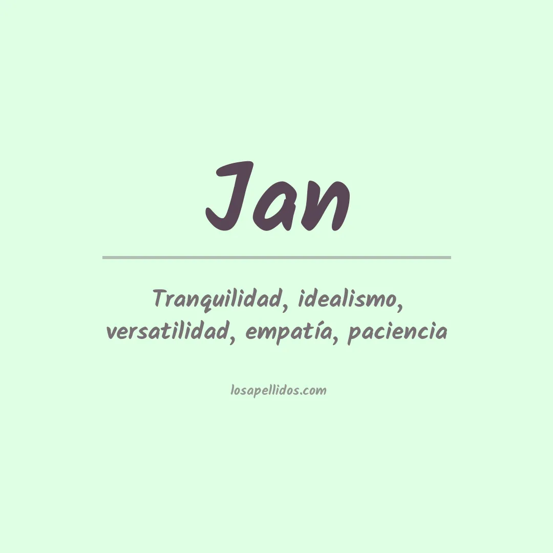 Apellido Jan